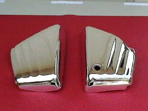 Motorcycle Battery Covers - Chromed